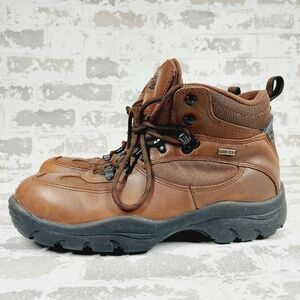 Coleman Fairbanks Brown Lace Up Round Toe Waterproof Trail Hiking Boots V725